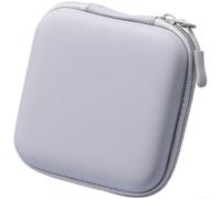 Funda protectora de EVA para unidad SSD, cargador de cable USB y pequeño equipo tecnológico con espacio interior de 11,5 x 11,5 x 4,5 cm y cierre seguro (PU)