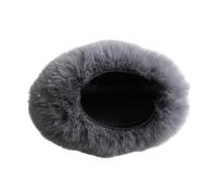 Funda protectora de felpa para micrófono, resistente al viento, para condensador auditivo, protector a prueba de viento, condensador y parabrisas