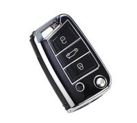 Funda Protectora De Fibra De Carbono ABS para Llave De Coche para Seat para Ateca para León FR 2 para Ibiza(TPU,Style b)