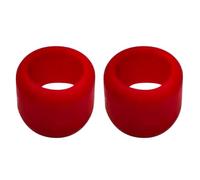 Funda protectora de goma para puntas hexagonales de 1/4 pulgadas para destornillador de impacto, evita el desgaste, compatible con la mayoría de marcas, rojo o negro, 2 unidades