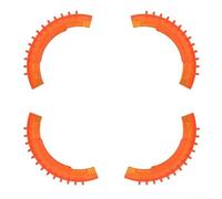 Funda protectora de hélice DJI Avata 2 con material de gel de sílice flexible diseñado para proteger las hélices y mejorar la seguridad de vuelo (naranja)