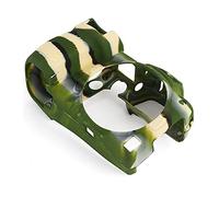 Funda Protectora de Jaula de Silicona Suave y Ligera para cámara Z6 Z7 Protección del Cuerpo de la cámara Durable Resistente a los arañazos Camuflaje Amarillo Negro Opcional (Vistosa)