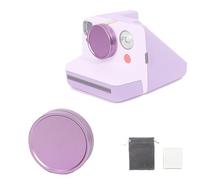 Funda protectora de lente para Polaroid Now 2/3/Now + 2/3, tapa de lente de aleación de aluminio, funda de protección duradera resistente a los arañazos, Purple, Funda protectora de lente para