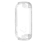 Funda protectora de mano compatible con TRIMUI Smart PRO S de goma suave TPU transparente (blanco)