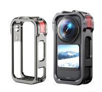 Funda protectora de metal para accesorios Insta360 X6 | Jaula de aluminio de la construcción más fuerte del marco de utilidad multifunción con la cerradura de liberación rápida