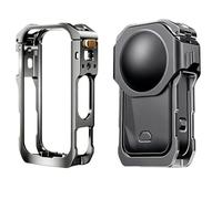 Funda protectora de metal para Insta360 X6, armazón multifunción de liberación rápida, construcción más fuerte, jaula de aluminio ultraligera con tapa de silicona para lentes, soporte de zapata fría