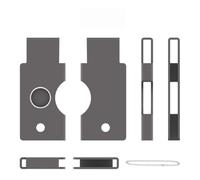 Funda protectora de metal para llave de seguridad Yubikey 5C NFC, color | Carcasa dura, funda protectora a prueba de polvo para 5C NFC, acceso NFC, soporte protector resistente a caídas