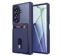 Funda Protectora De Pantalla para Samsung Galaxy Z Fold 7, con Protección Completa para La Bisagra, Ranura para Tarjetas, Absorción De Impactos Y Diseño Delgado.,Blue