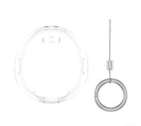 Funda protectora de PC transparente para Tamagotchi - Para Uni, todo incluido Carcasa con acceso de botón, carcasa rígida que protege contra arañazos e impactos (transparente)