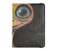 Funda protectora de piel para pasaporte y tarjeta de vacunación con diseño de alienígenas verdes de dibujos animados, funda protectora impermeable, Dibujos animados lindos alienígenas verdes, 1 size