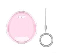 Funda protectora de policarbonato duro para Tamagotchi para uni, funda transparente transparente, protección de cuerpo completo contra arañazos e impactos (rosa)