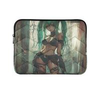 Funda protectora de poliéster 360 para computadora de 13 a 14 pulgadas, bolsa acolchada para laptop con cremallera para viajes, negocios, sexy, Little Devil, anime, niña, M
