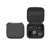 Funda protectora de poliuretano para DJI para osmo para nano accesorios: bolsa de almacenamiento portátil, resistente a los golpes y a la intemperie, para viajes y vlogging al aire libre, color negro
