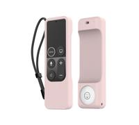Funda protectora de silicona 2 en 1 Pt157 Soundcore compatible con Apple TV HD/4K+ y rastreador remoto Airtag (rosa): Regalo sorpresa PT157 (rosa)