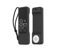 Funda protectora de silicona 2 en 1 Pt157 Soundcore compatible con Apple TV HD/4K+ y rastreador remoto Airtag (Negro): Regalo sorpresa PT157 (Negro)