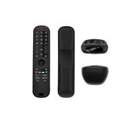 Funda protectora de silicona a prueba de golpes compatible con control remoto LG AN-MR21/22/23/24 (GC/N/GA) (Negro): Regalo sorpresa negro