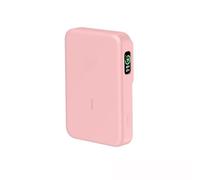 Funda Protectora de Silicona Antiarañazos, Antigolpes y Antipolvo para Anker Nano A110Z. Funda Blanda Portátil para Power Bank Nano A110Z (Rosa)