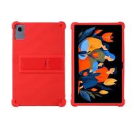 Funda Protectora de Silicona anticaída Adecuada for Lenovo Idea Tab Plus 12,1 Pulgadas 2025 TB361FU/361ZU Funda Trasera Suave de TPU(Red)