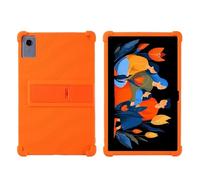Funda Protectora de Silicona anticaída Adecuada for Lenovo Idea Tab Plus 12,1 Pulgadas 2025 TB361FU/361ZU Funda Trasera Suave de TPU(Orange)