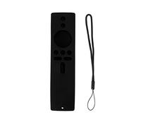 Funda Protectora de Silicona Antideslizante para Control Remoto para Mi Box S 4K y Mi TV Stick Suave para la Piel Recortes precisos A Prueba de Golpes Lavable Fácil instalación (Conjunto Negro)