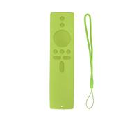 Funda Protectora de Silicona Antideslizante para Control Remoto para Mi Box S y Mi TV Stick Suave, Duradera, Agradable para la Piel, a Prueba de Golpes, Lavable con cordón (Verde Luminoso)