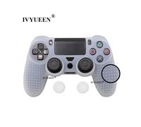 Funda protectora de silicona antideslizante transparente para el mando Sony PlayStation Dualshock 4 PS4 DS4 Pro