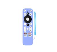 Funda protectora de silicona (azul claro) para control remoto Onn Android TV 2K FHD TV Stick, antideslizante y