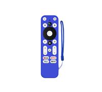 Funda protectora de silicona azul para control remoto Onn Android TV 2K FHD TV Stick, antideslizante y a prueba