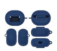 Funda Protectora de Silicona Blanda los Auriculares para TOZO NC20 Pro/NC20. Funda Protectora con amortiguación de Impactos y Llavero (Azul)