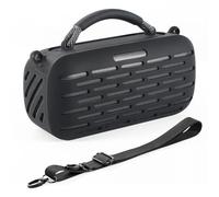 Funda protectora de silicona compatible con altavoz portátil Bose SoundLink Max (negro)