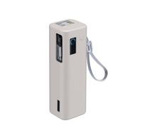 Funda protectora de silicona compatible con Baseus 25000mAh 200W Cable retráctil Power Bank (modelo E0028Q), cubierta anticaídas a prueba de golpes con cordón, recortes precisos para una fácil carga