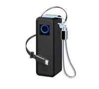 Funda Protectora de Silicona Compatible con UGREEN 25000 mAh 200 W PB728, Funda de Transporte y Almacenamiento para Viajes, Organizador (Negro)
