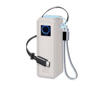 Funda Protectora de Silicona Compatible con UGREEN 25000 mAh 200 W PB728, Funda de Transporte y Almacenamiento para Viajes, Organizador (Gris)