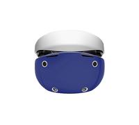 Funda protectora de silicona completa para casco PS VR2, color azul marino.
