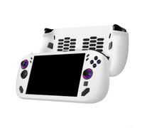 Funda protectora de silicona con diseño ergonómico para Legion GO S que ofrece un manejo cómodo y una protección fiable (blanco)