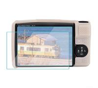 Funda protectora de silicona con doble protector de pantalla de vidrio templado para Canon SX740 compatible con todos los controles y el funcionamiento de la lente (Jelly Pink)