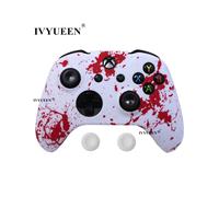 Funda protectora de silicona con efecto sangre para mando de Xbox One X/S, con impresión de transferencia de agua
