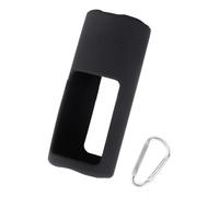 Funda protectora de silicona con forma de agarre, color negro | Exterior moldeado, manejo suave, corte frontal grande, símbolos de control elevados, instalación sin equipo adicional