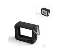 Funda protectora de silicona con mosquetón metálico para JBL GO2 Black