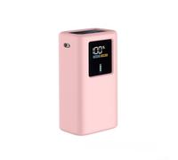 Funda protectora de silicona de 360 grados para CUKTECH 10 Mini Power Bank con resistencia al polvo y material lavable para una limpieza a largo plazo (rosa)