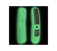Funda protectora de silicona de cobertura total compatible con mandos a distancia para televisores LG AN-MR21GC / AN-MR21N / AN-MR21GA (verde que bri