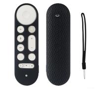 Funda protectora de silicona dinámica para Google TV 4K Control remoto Una mezcla de diversión y seguridad (gris)