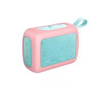Funda Protectora de Silicona el Altavoz para JBL GO5 Funda de Transporte de Silicona Resistente a los Golpes y a Las caídas. Funda Protectora Blanda y portátil para Viajes. (Rosa)