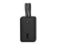 Funda Protectora de Silicona el Cargador portátil para Anker Zolo de 20 000 mAh y 30 W: Resistente a caídas y al Polvo, protección Total. Funda Protectora y Accesorios. (Negro)