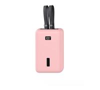 Funda Protectora de Silicona el Cargador portátil para Anker Zolo de 20 000 mAh y 30 W: Resistente a caídas y al Polvo, protección Total. Funda Protectora y Accesorios. (Rosa)