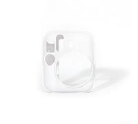 Funda protectora de silicona flexible para cámara FUJIFILM 13 con botón de precisión y recortes de lente para uso sin obstáculos (blanco)