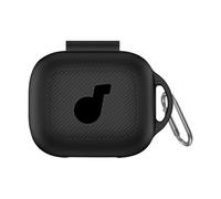 Funda protectora de silicona jixopn con mosquetón, resistente a golpes y arañazos, compatible con auriculares Anker Soundcore C30i.