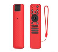 Funda protectora de silicona, ligera, antideslizante, a prueba de golpes, para control remoto de voz LG MR25GA, compatible con SmartTV 2025 Series C5/B5/G5/M5 (rojo)