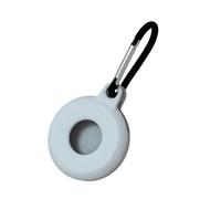 Funda protectora de silicona líquida compatible con Apple Airtags para llavero de dispositivo localizador Apple antipérdida