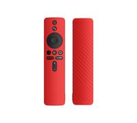 Funda protectora de silicona líquida compatible con el mando a distancia del Xiaomi 4K TV Stick (rojo): Regalo sorpresa compatible con el Xiaomi 4K T